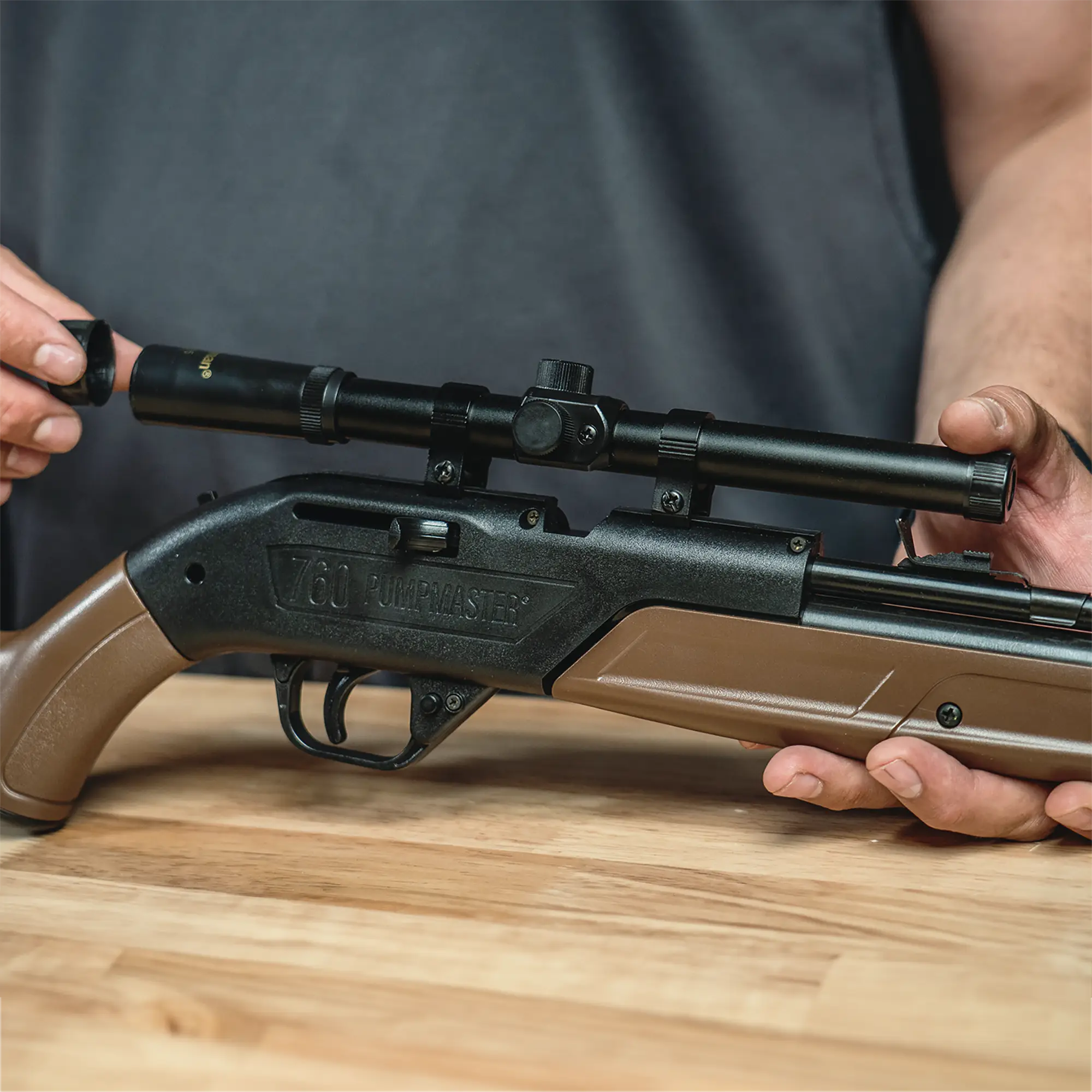 Crosman Targetfinder 4× Scope | 3/8″ Dovetail Airgun Optic