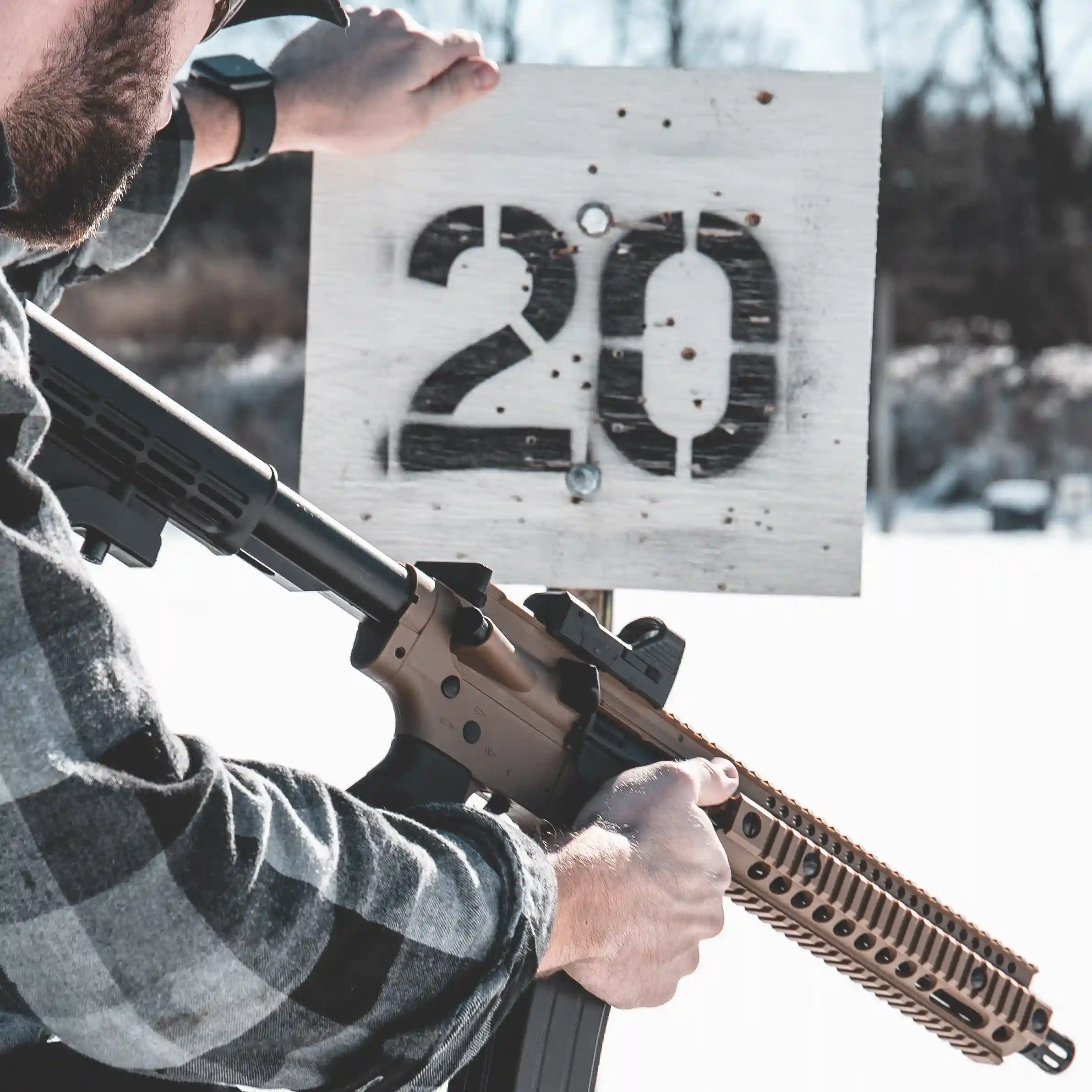 CFAR1X - Crosman Full Auto R1 with Red Dot_Lifestyle 7