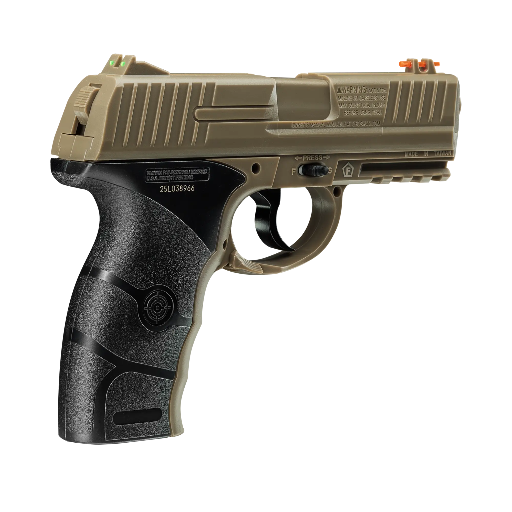 トイガン Carbon8 M45 co2 Crosman MK45 CO₂ BB Air Pistol | Dual-Tone Semi-Auto