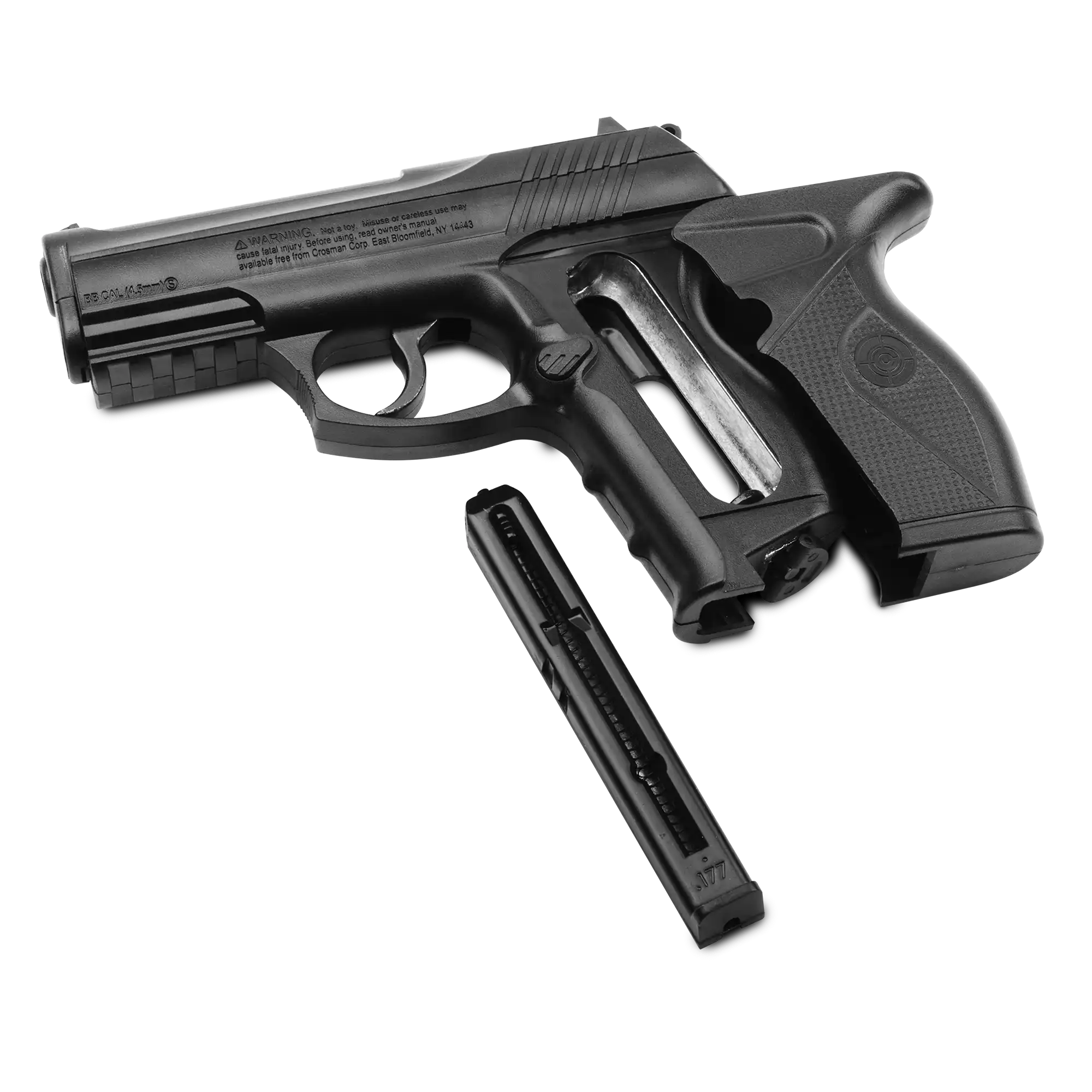 Left Opened View of Crosman P10KT