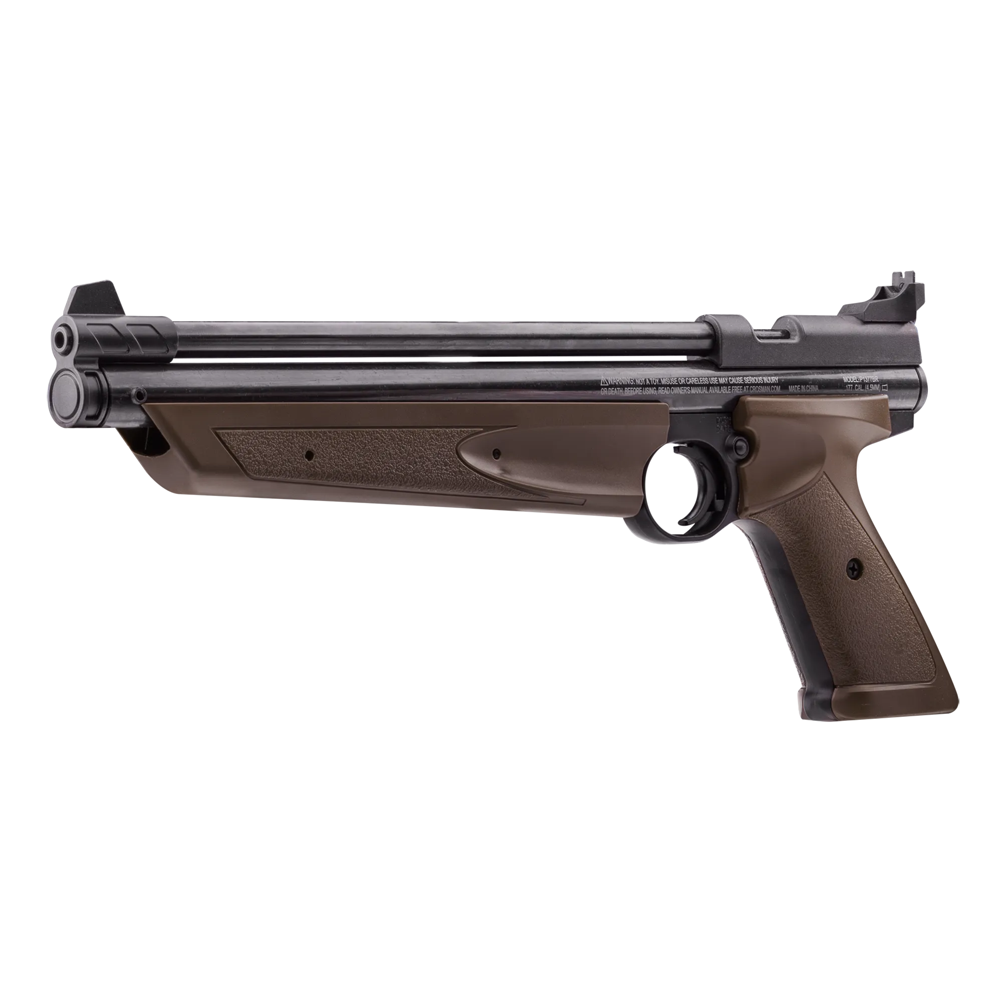 P1377BR Crosman 1377 Classic Brown Left Angled