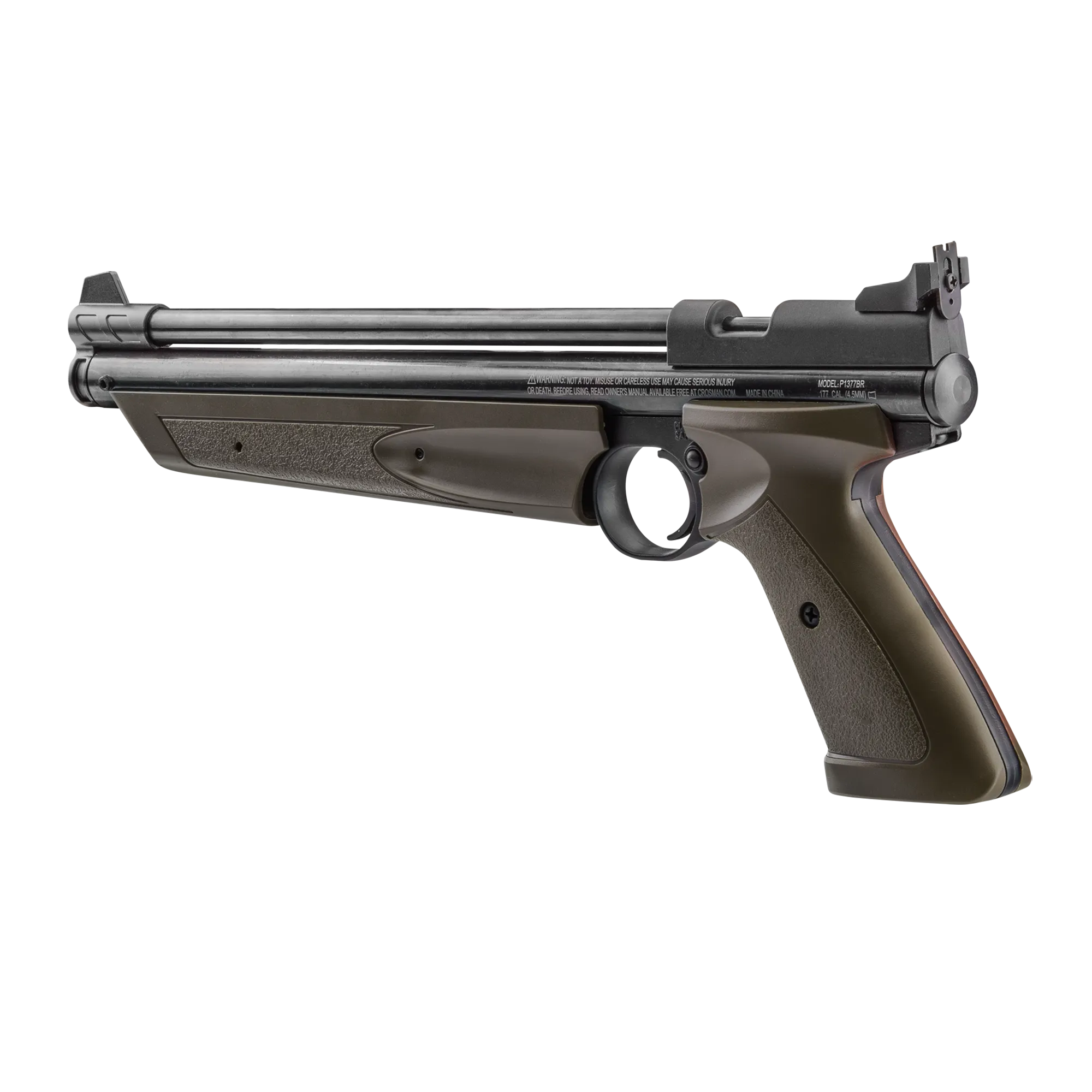 P1377BR Crosman 1377 Classic Brown Left Far Angled