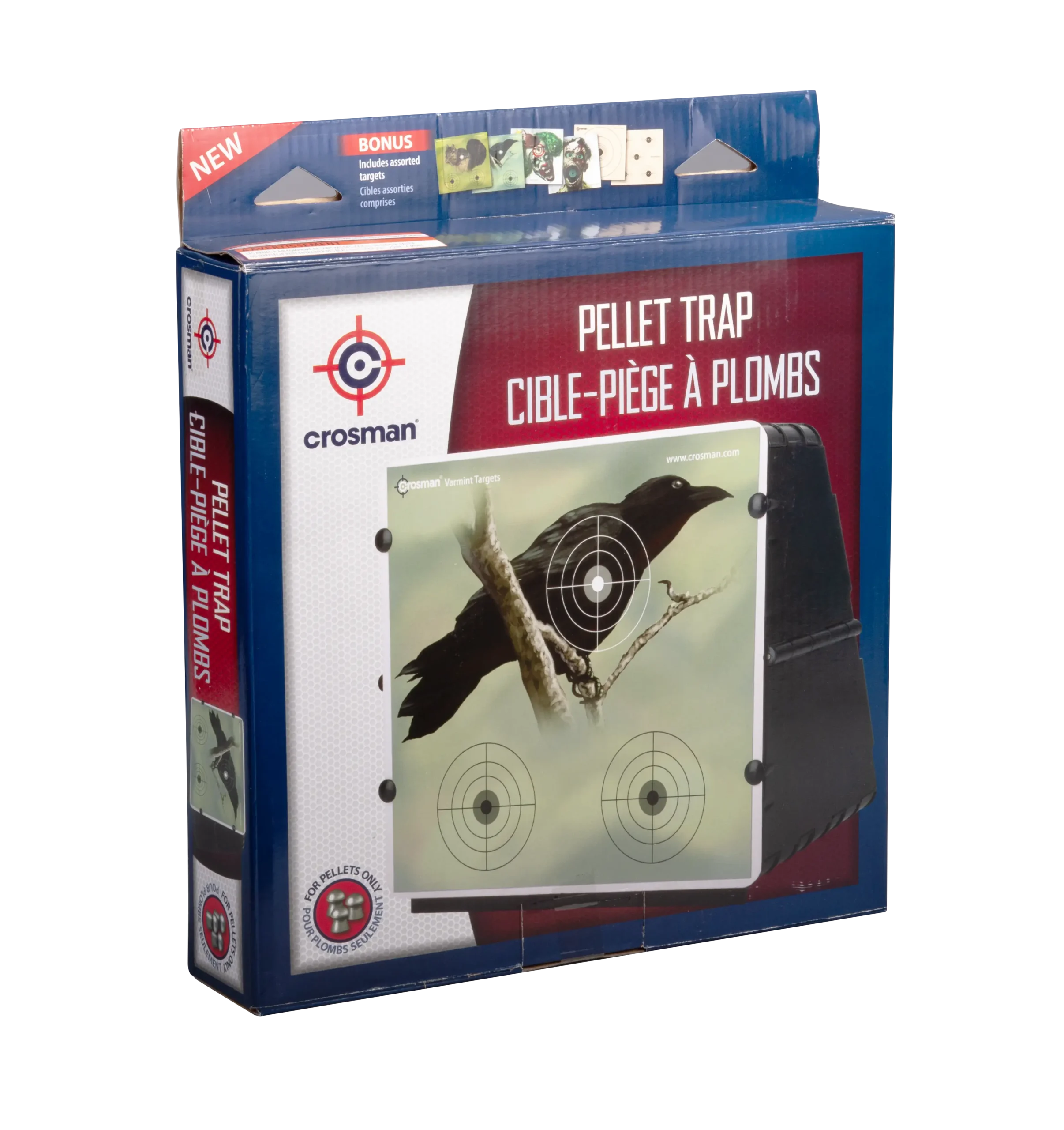 Angled View of Packaging for Crosman Target Trap 0853