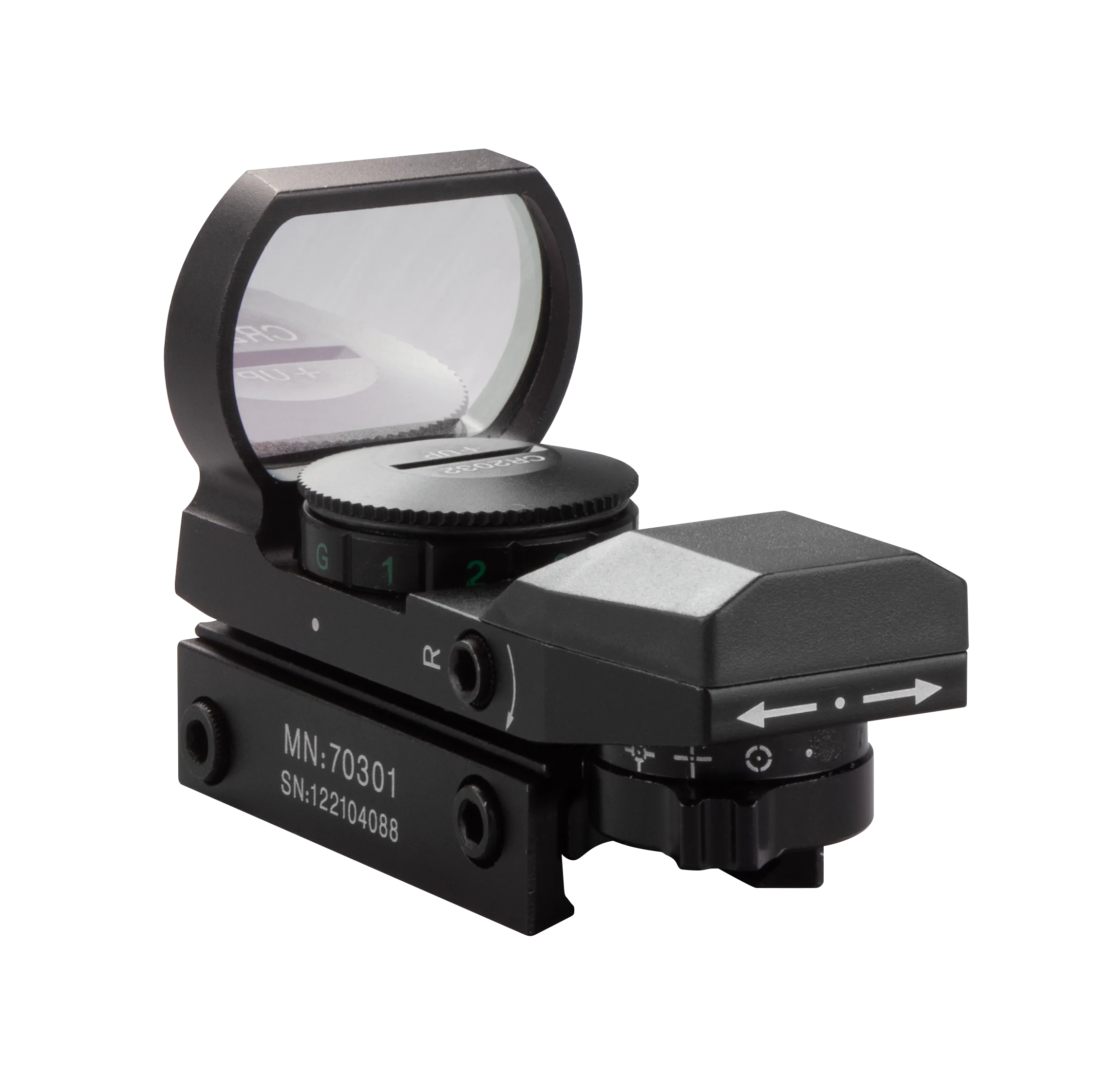 Left Angled Far View of CenterPoint Open Reflex Sight 70301-01