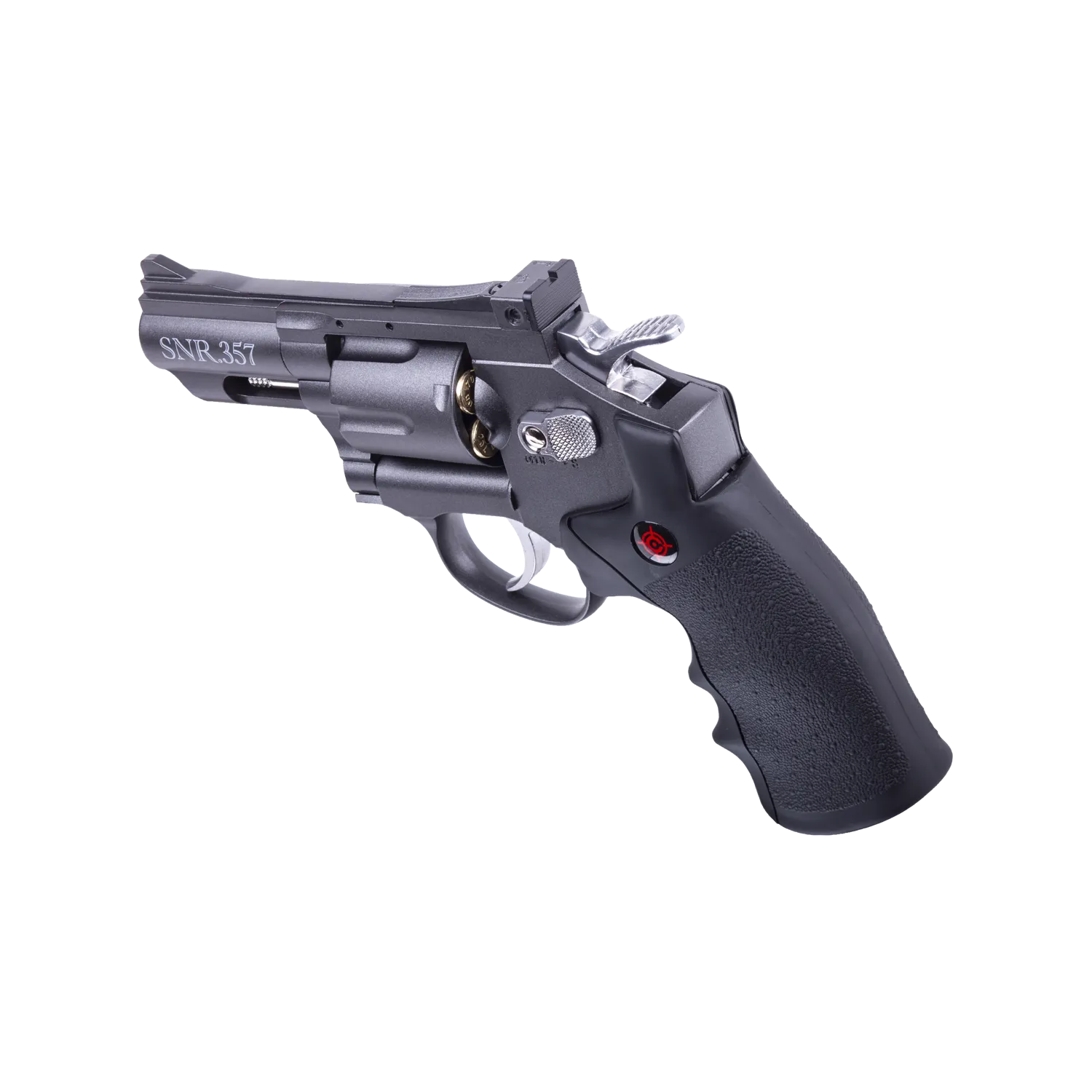 Crosman Revolver back left view