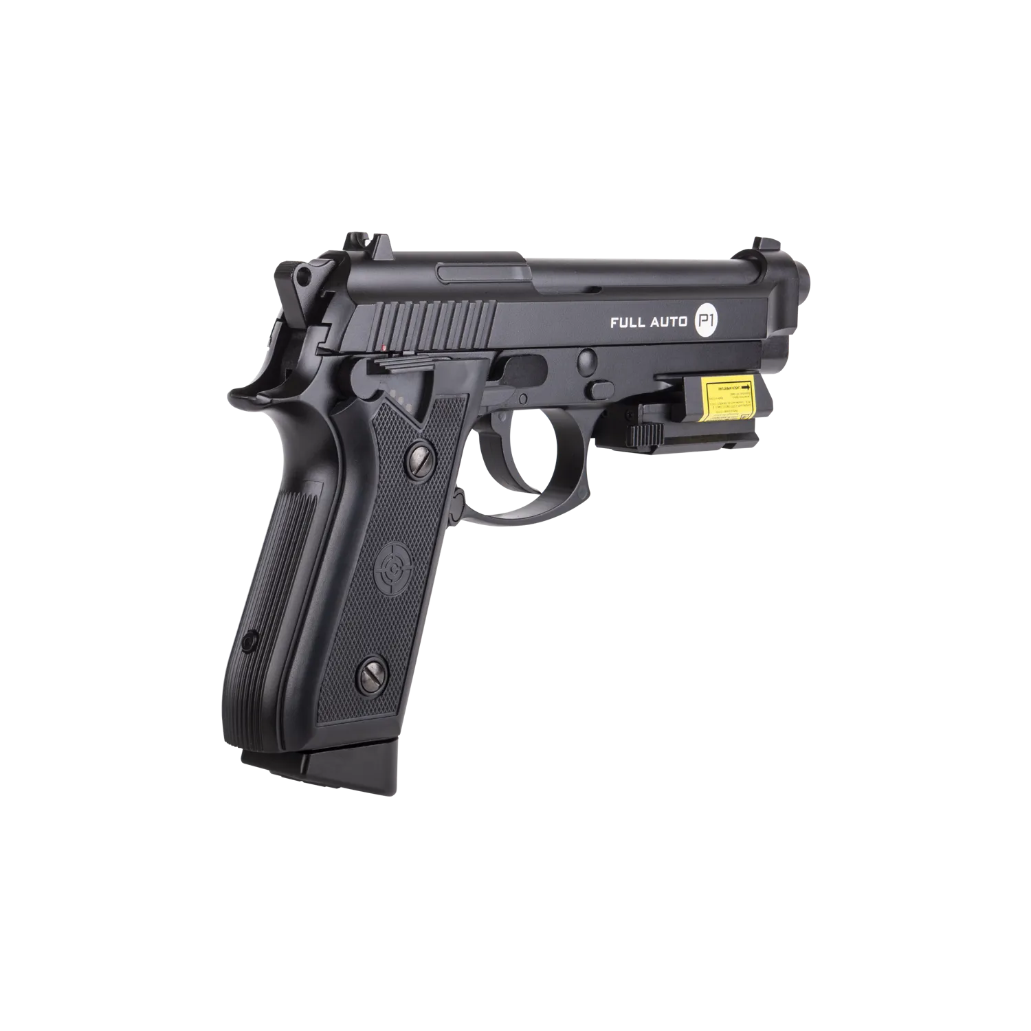 Crosman Full Auto P1 BB Pistol right angle back product view