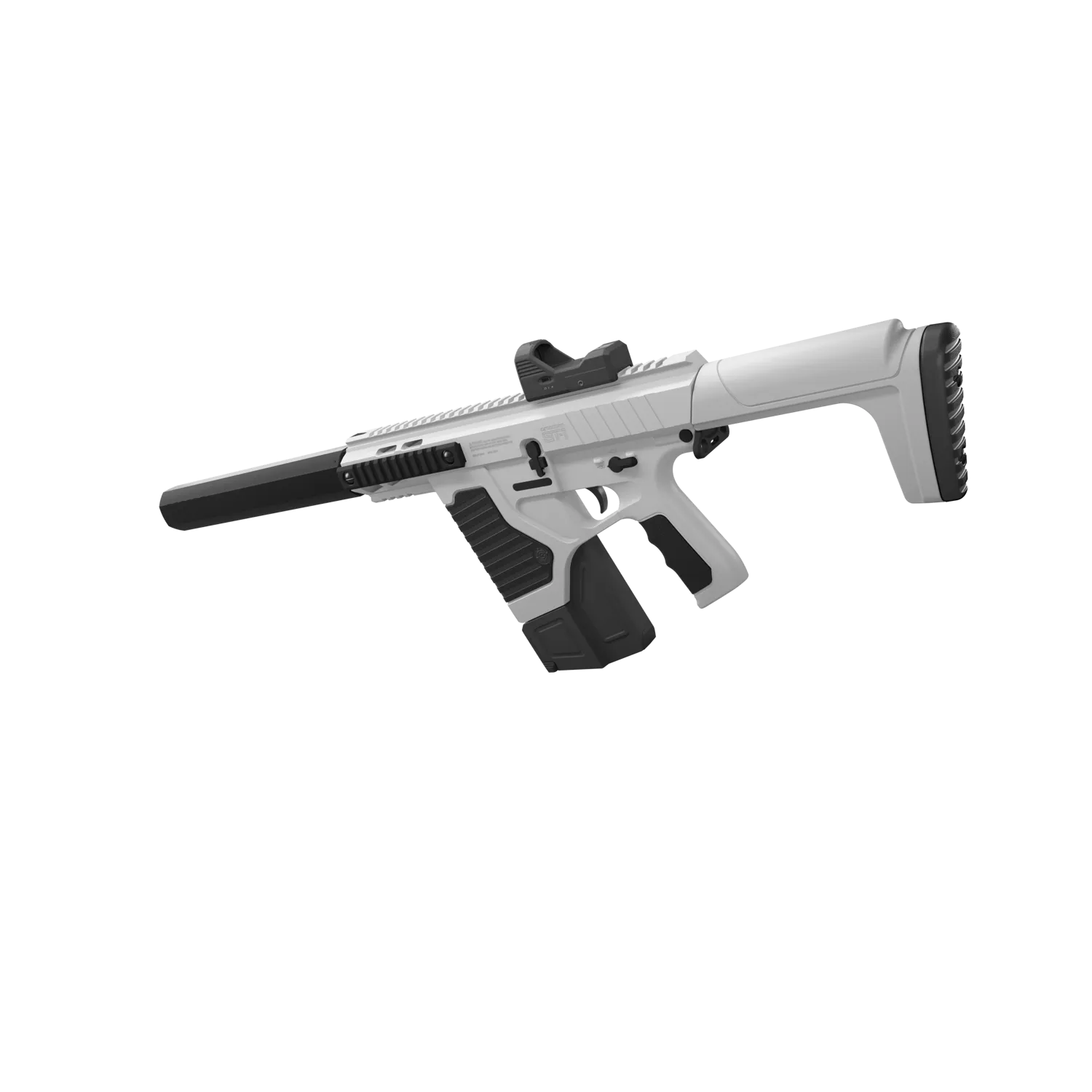 Crosman ST1 Full Auto BB Airgun back left view