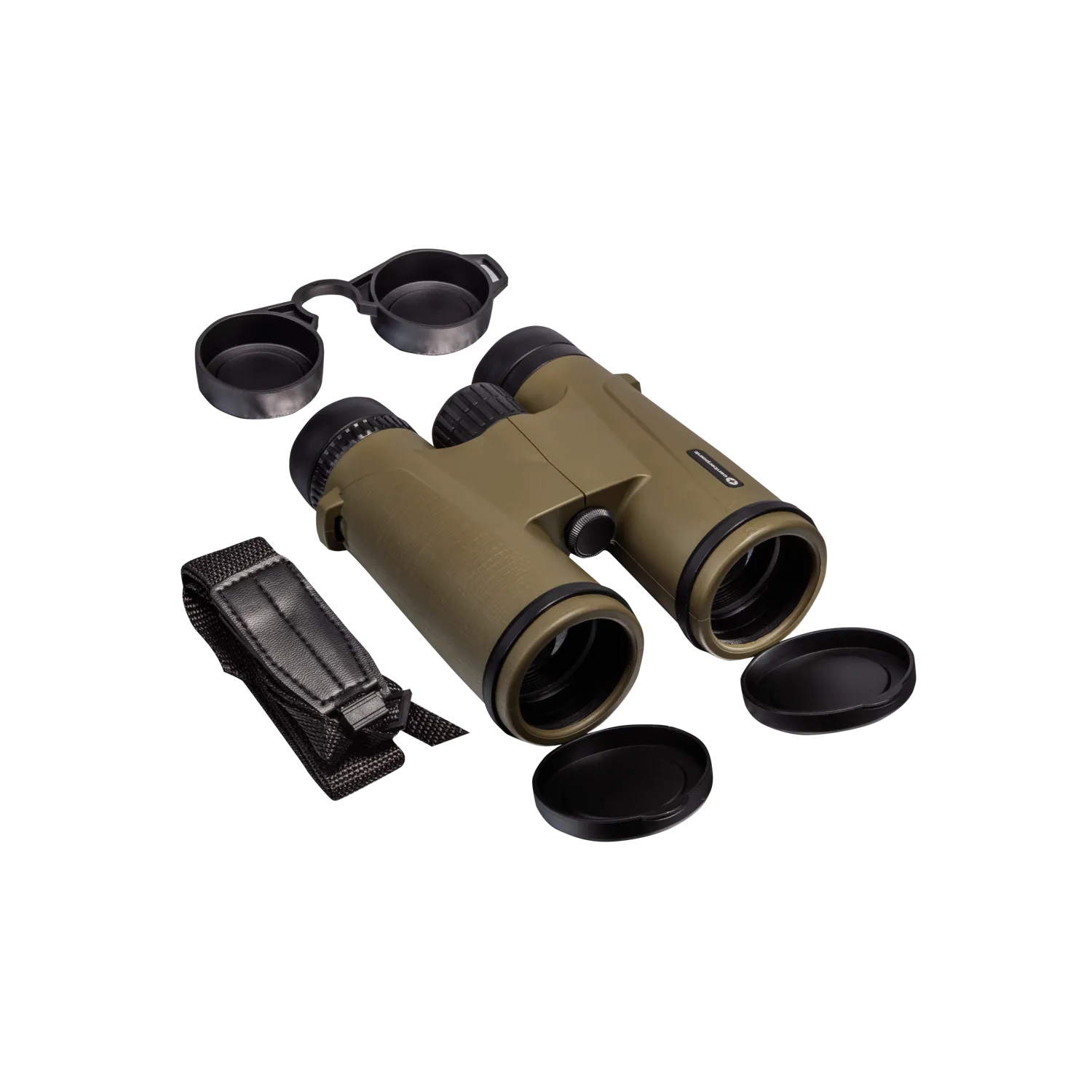 10x42 Roof Prism Binoculars with lens covers and sling