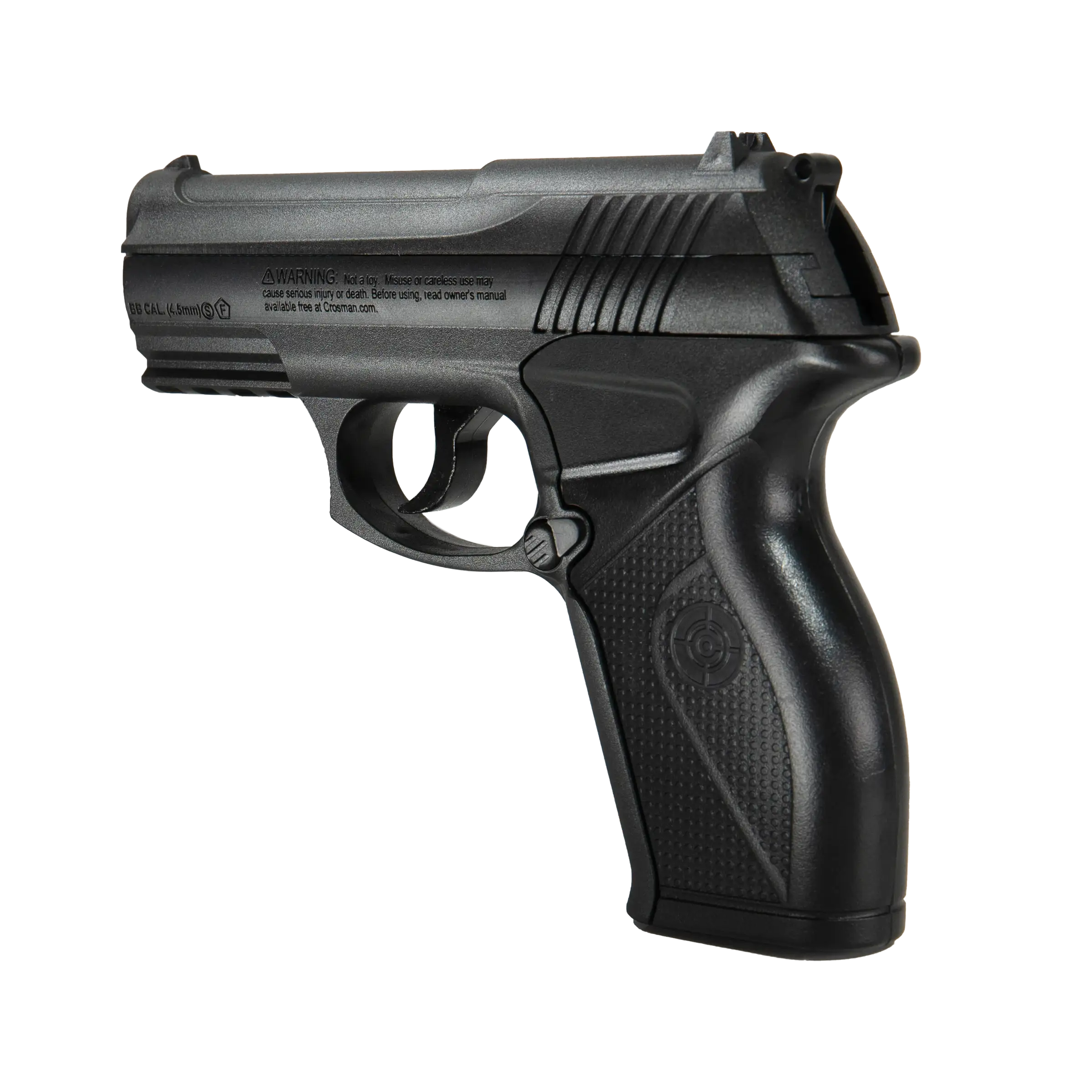 Left Far Angled View of Crosman C11 Semi-Auto CO2 Air Pistol (BB)