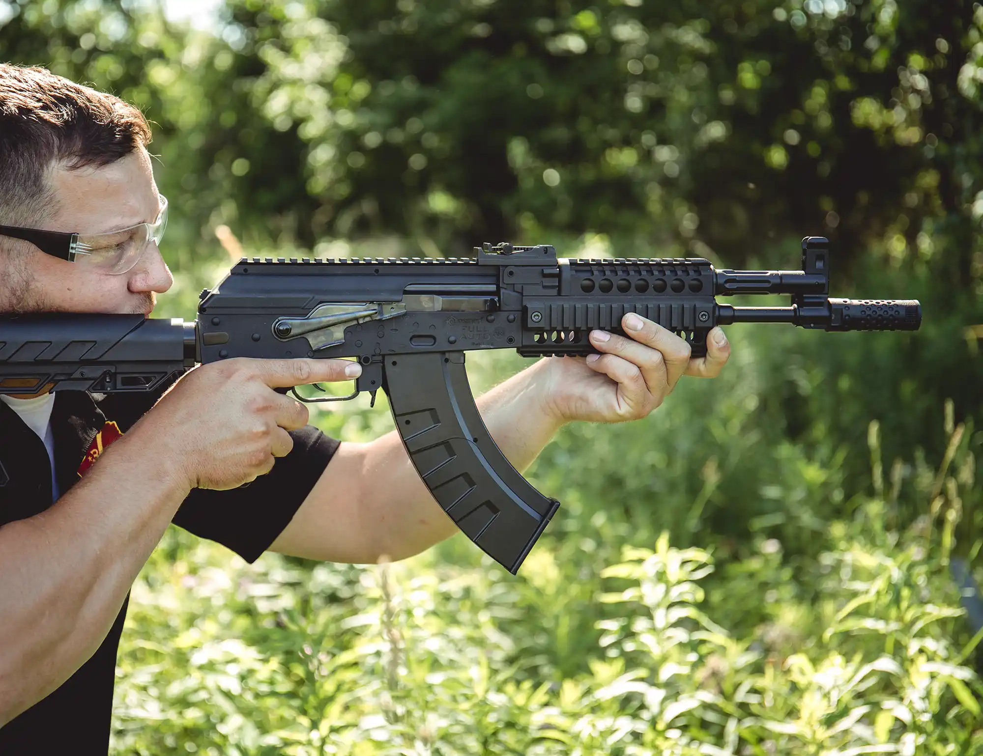 Crosman® Full Auto AK1 (BB) CAK1 Outdoor Lifestyle Being Shot on a Sunny Day