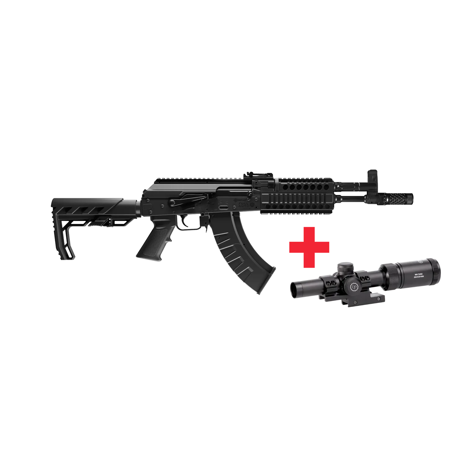 Crosman Full Auto AK1 with scope