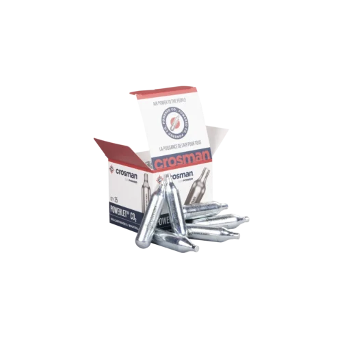 Crosman 12-gram Powerlet CO2 Cartridges - 25