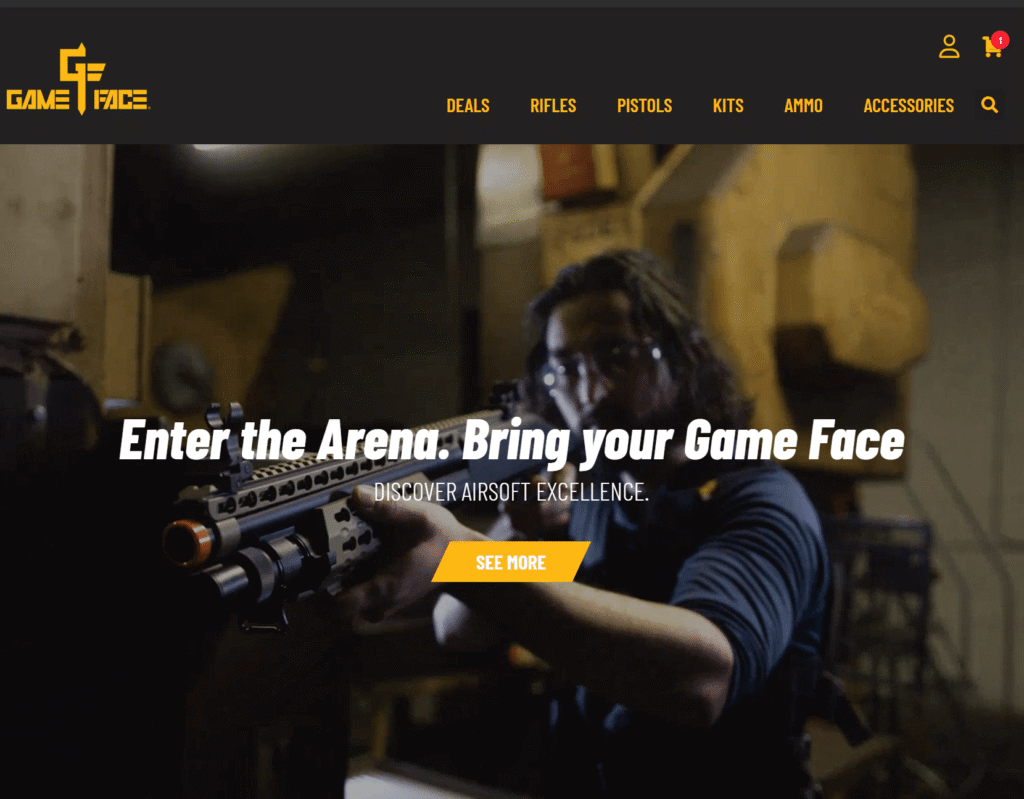 New GameFaceAirsoft.com website - Game Face Airsoft