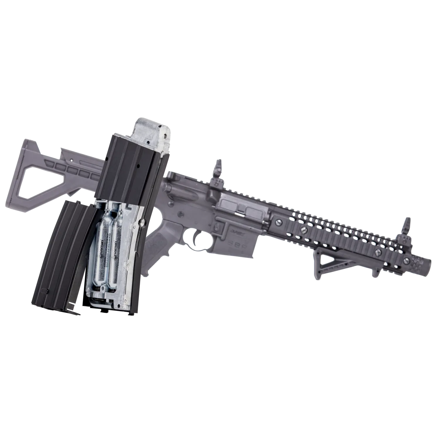 Crosman® DPMS™ SBR CO2 BB Air Rifle with Dual Action Capability - Image 3