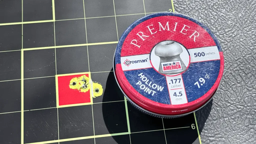 Crosman Vapor Max air rifle used for backyard target shooting