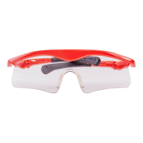 Front Closed View of Crosman shooting safety glasses with impact-resistant polycarbonate lenses (138913)