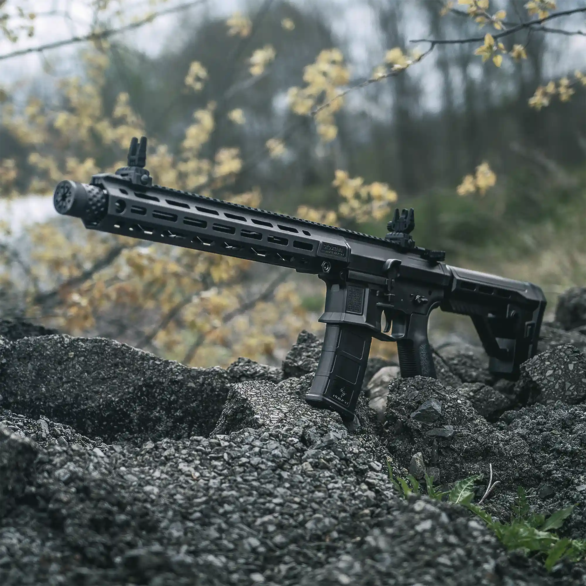 CFAR-E-01 Crosman Full Auto Raiden BB Rifle Lifestyle 5
