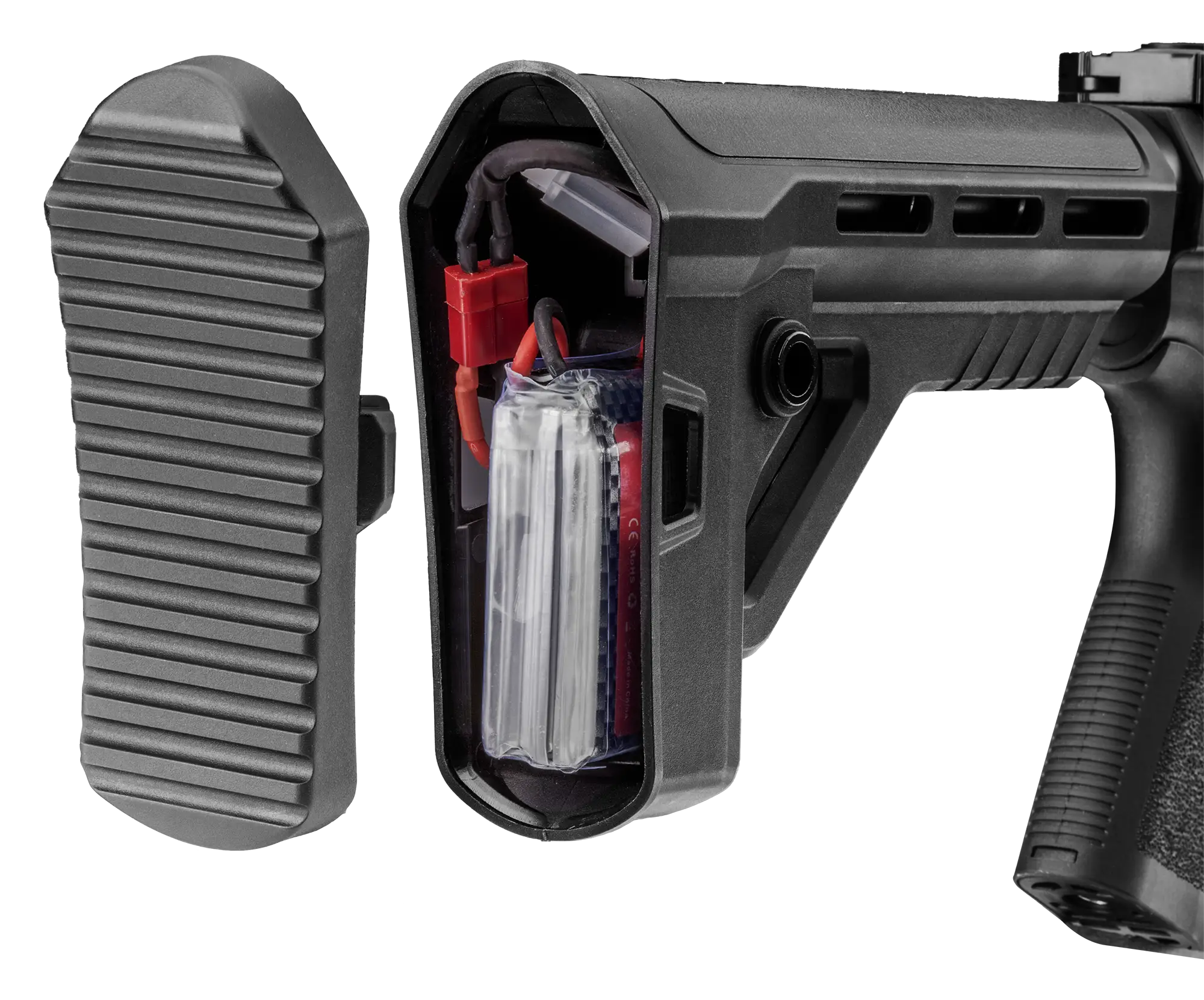 Crosman Raiden full auto BB rifle Battery Compartment