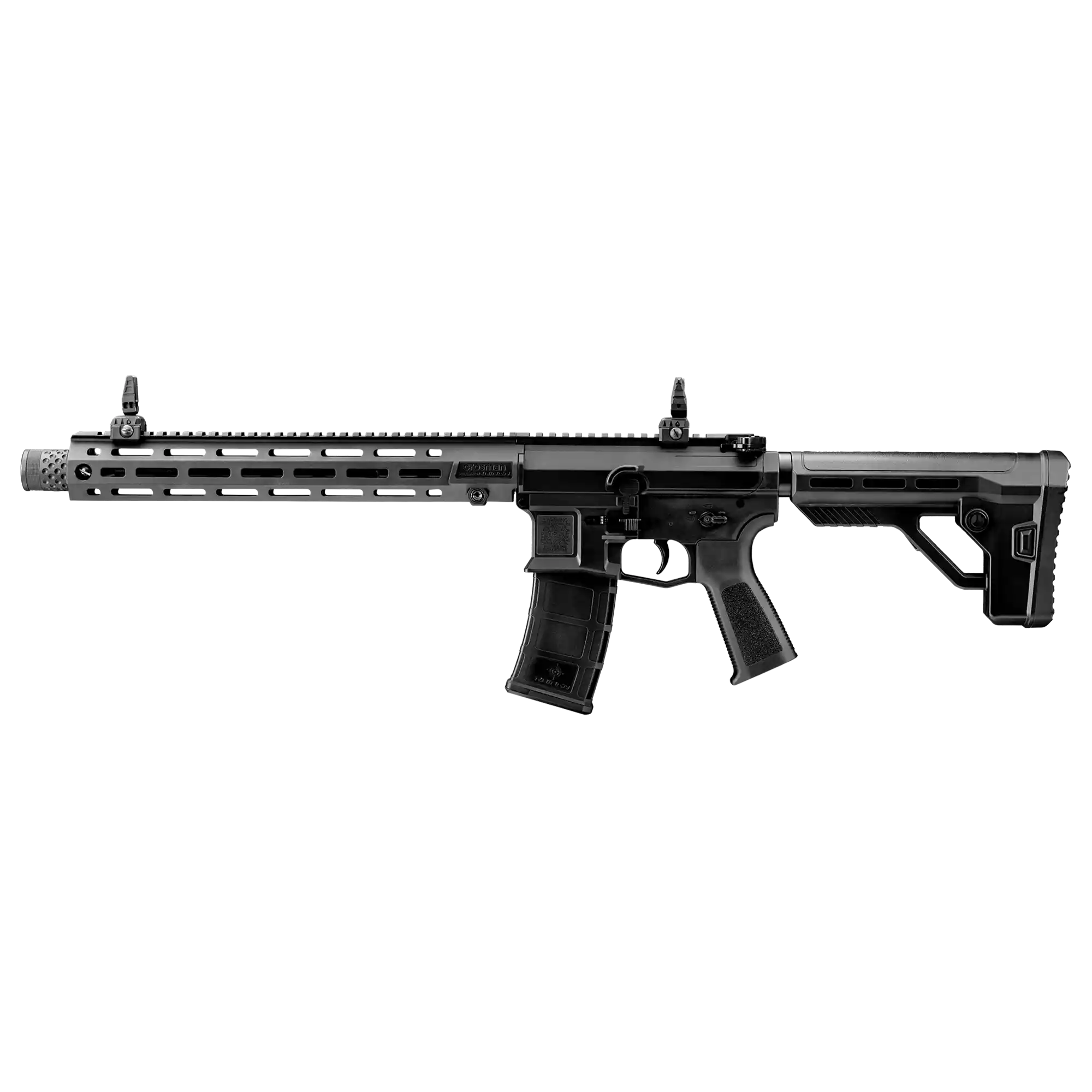 Left Profile View of CFAR-E-01 Crosman Full Auto Raiden BB Rifle