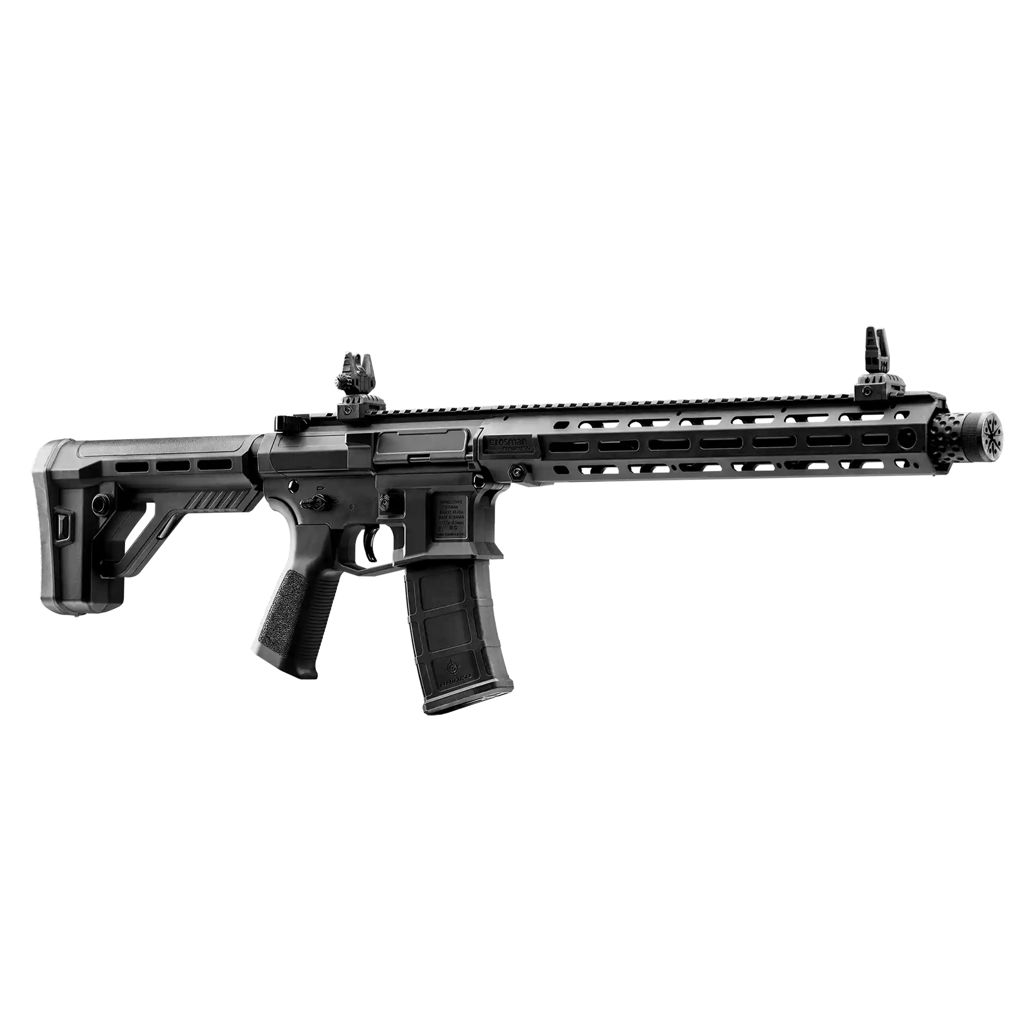 Right Angled View of CFAR-E-01 Crosman Full Auto Raiden BB Rifle