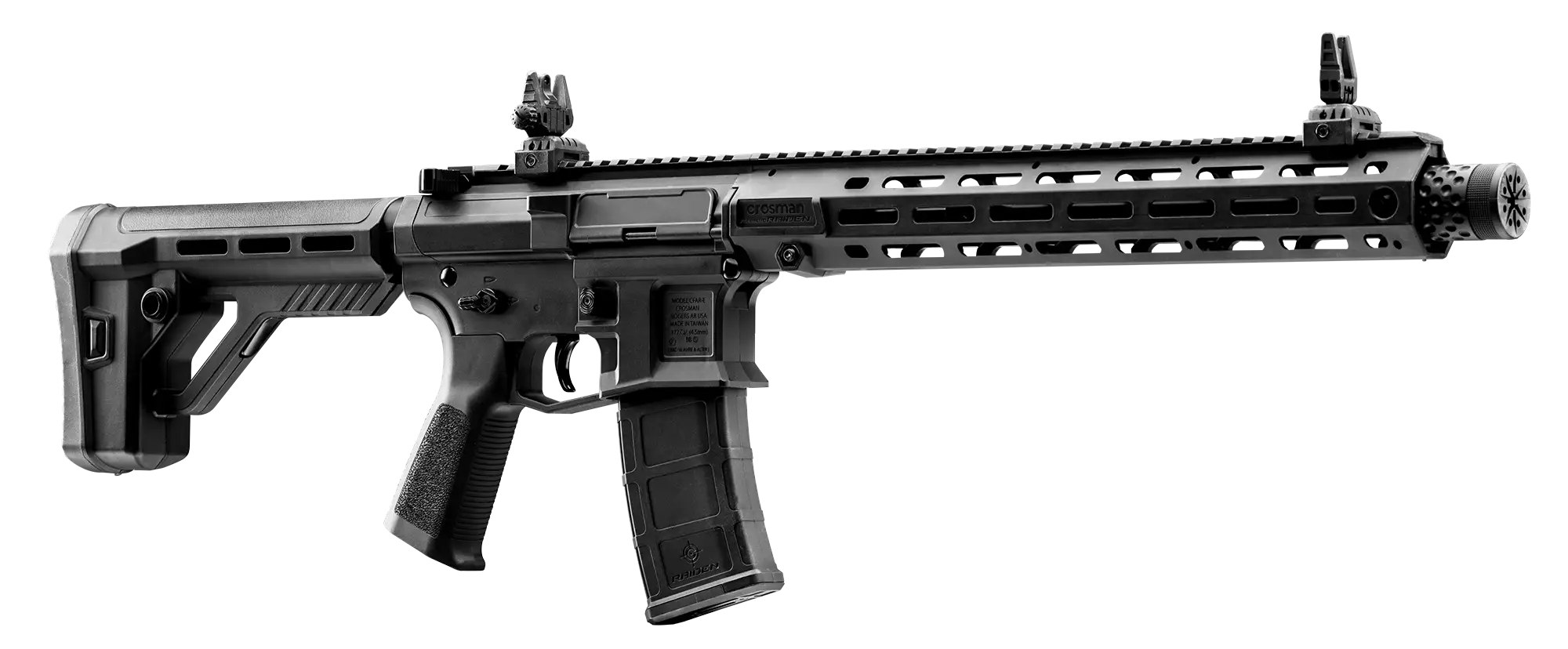 Crosman Raiden tactical-style BB rifle for backyard plinking